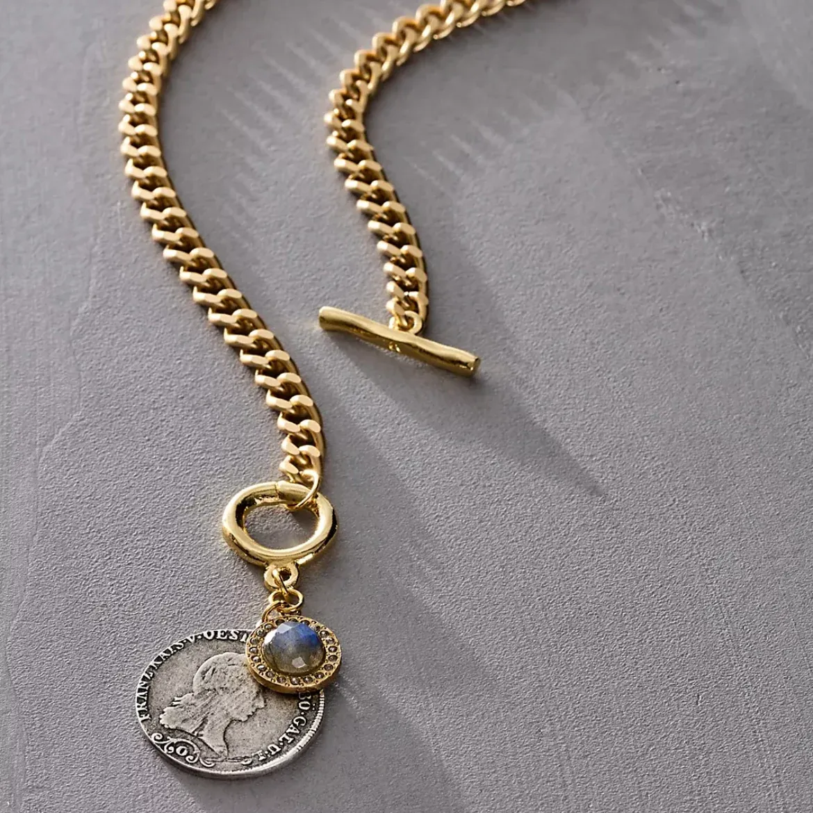 Tat2Designs Toggle George Charm Necklace