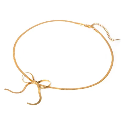 Sahira Lily Bow Necklace