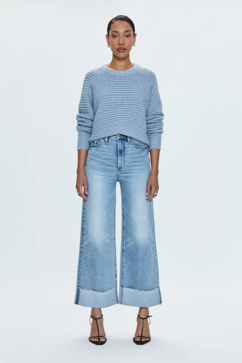 Pistola Lana Crop Cuffed