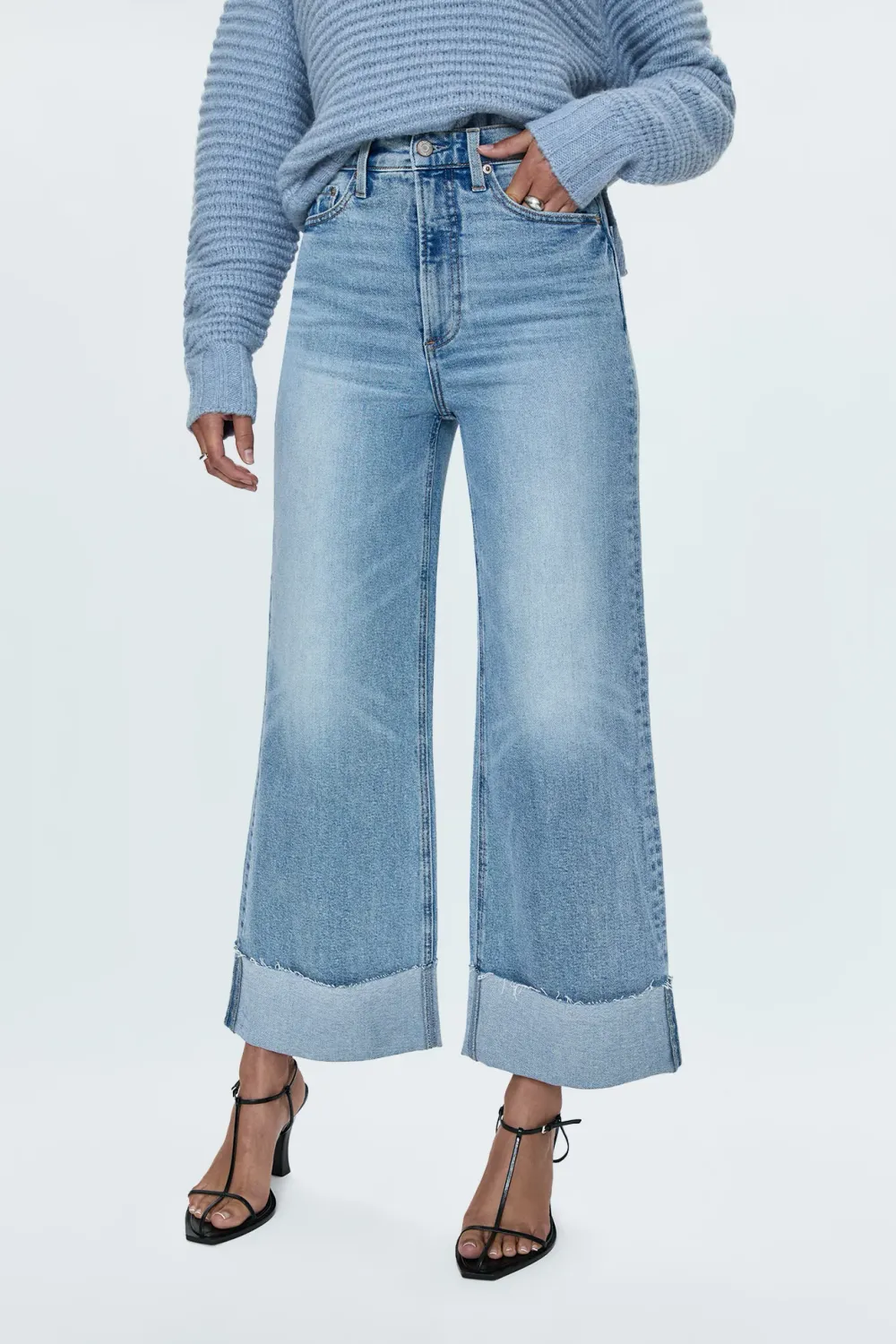 Pistola Lana Crop Cuffed