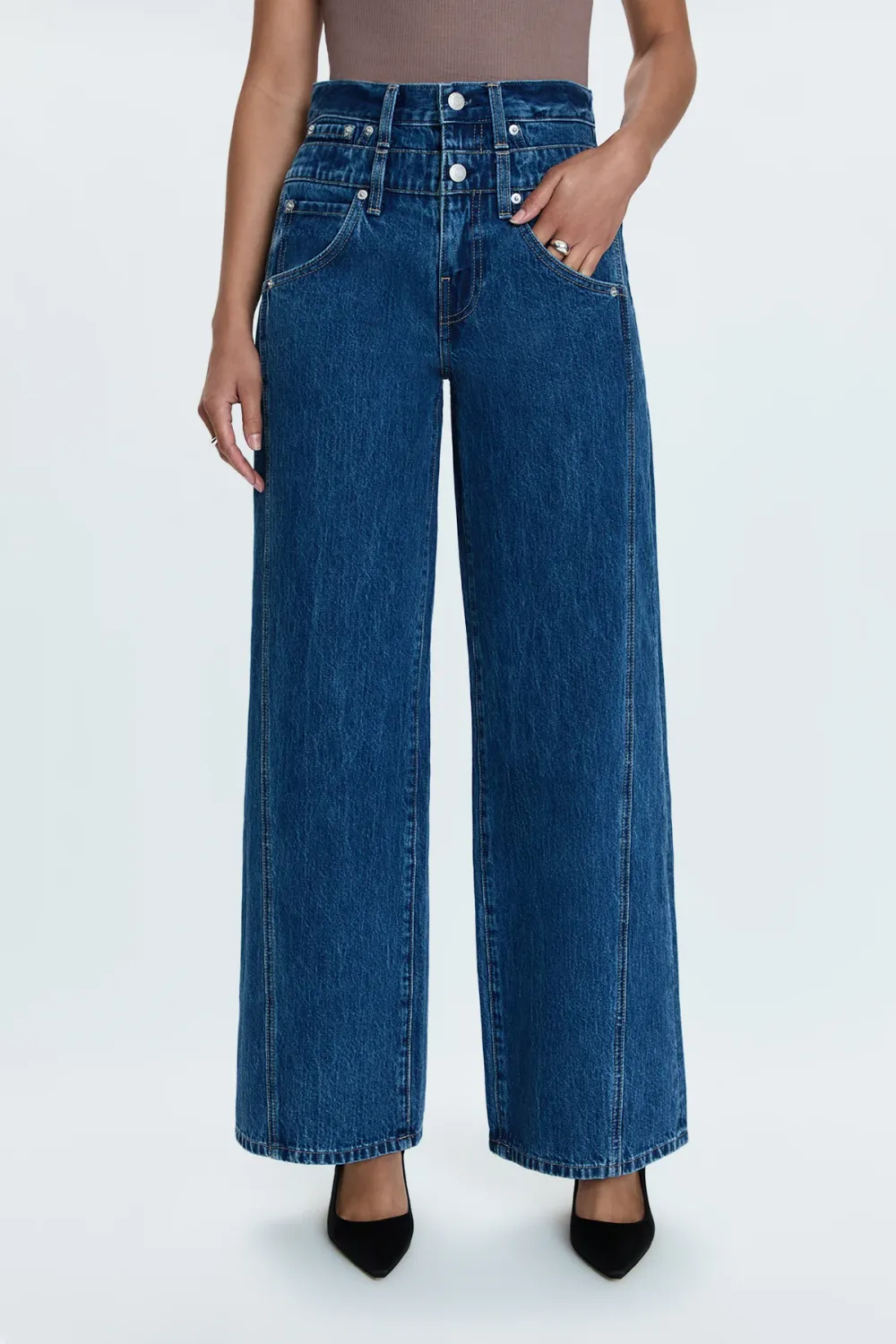 Pistola Caleb Stacked Waist- Reflection
