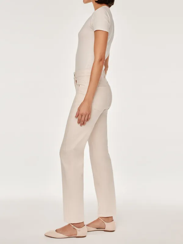 DL1961 Patti Straight Ecru Paneled