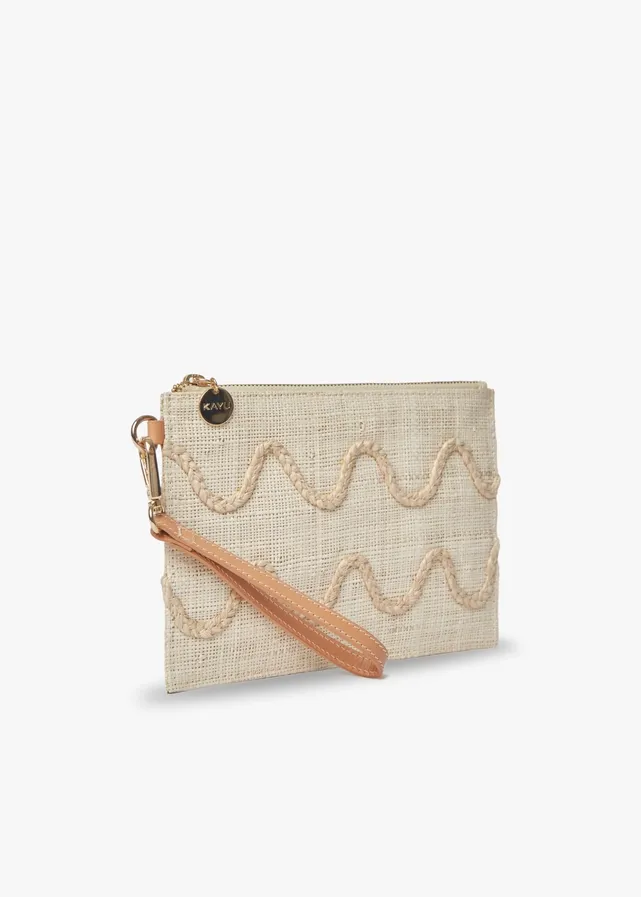 Kayu Irma Straw Clutch