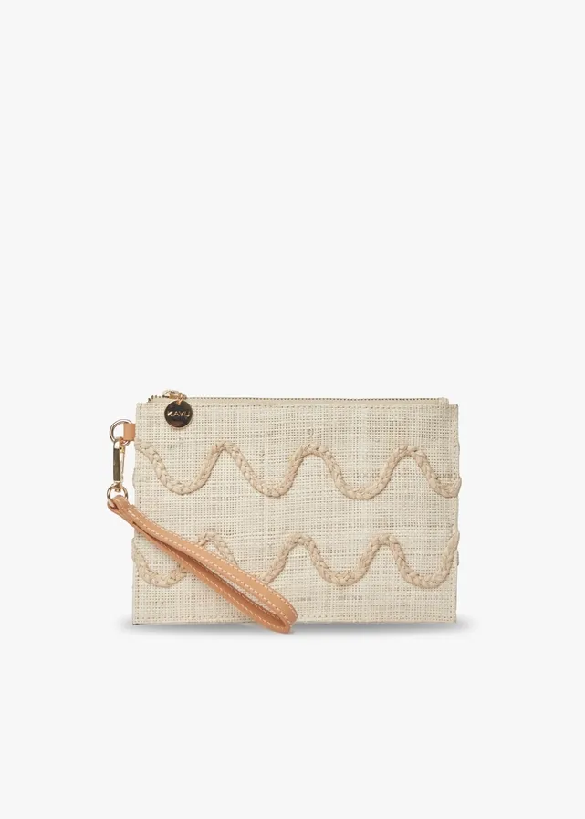 Kayu Irma Straw Clutch