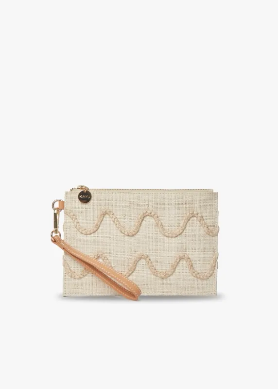 Kayu Irma Straw Clutch