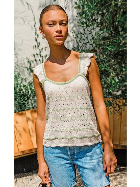 Greylin Daisy Flutter Sweater