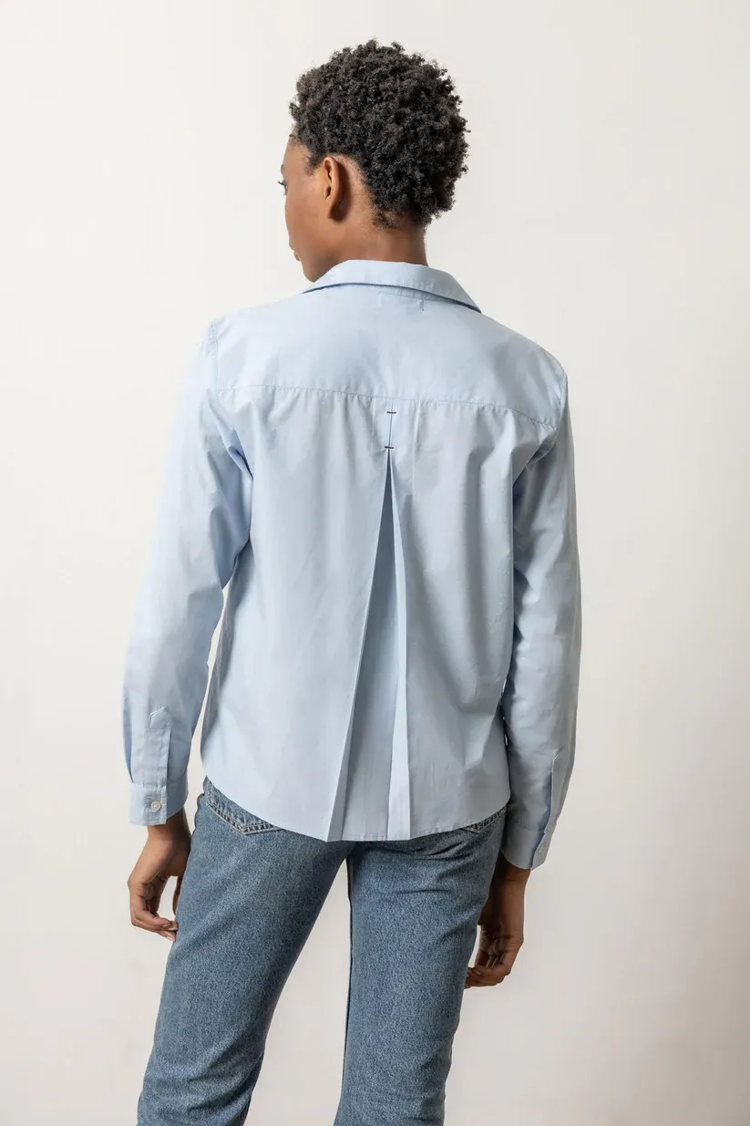 Lilla P Easy Poplin Button Down