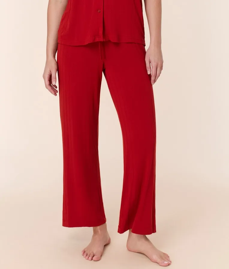 Andie Ribbed Pajama Pant Set