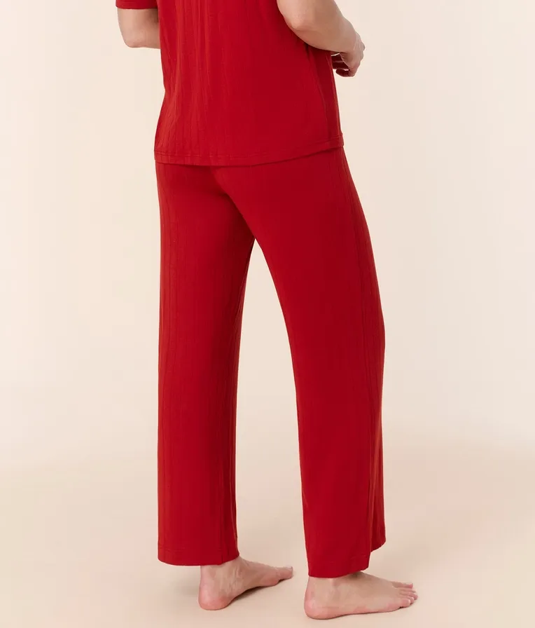 Andie Ribbed Pajama Pant Set