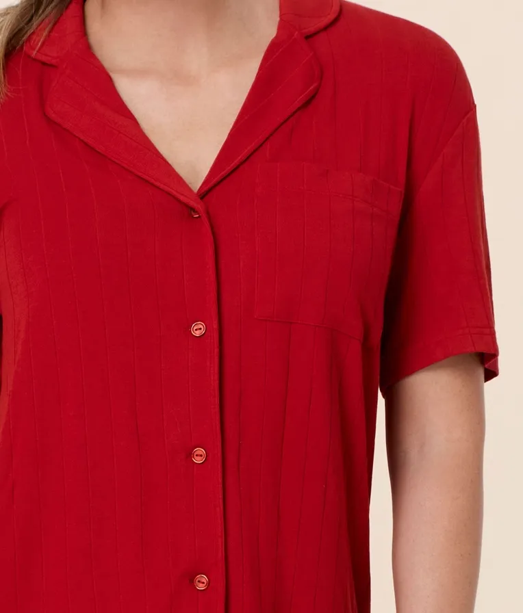 Andie Ribbed Pajama Pant Set