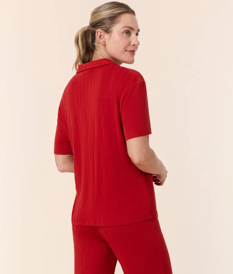 Andie Ribbed Pajama Pant Set