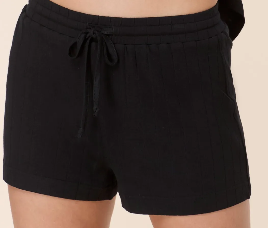 Andie Ribbed Pajama Short Set