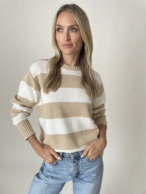 Six/Fifty Winnie Striped Sweater