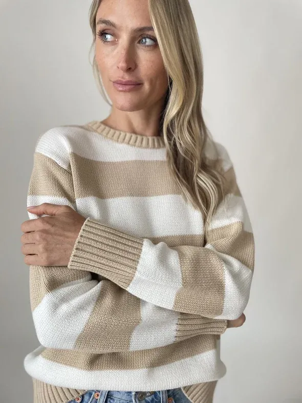 Six/Fifty Winnie Striped Sweater