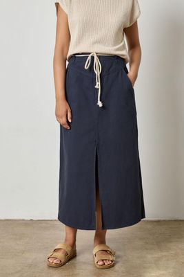Lilla P Yoke Waist Maxi Skirt