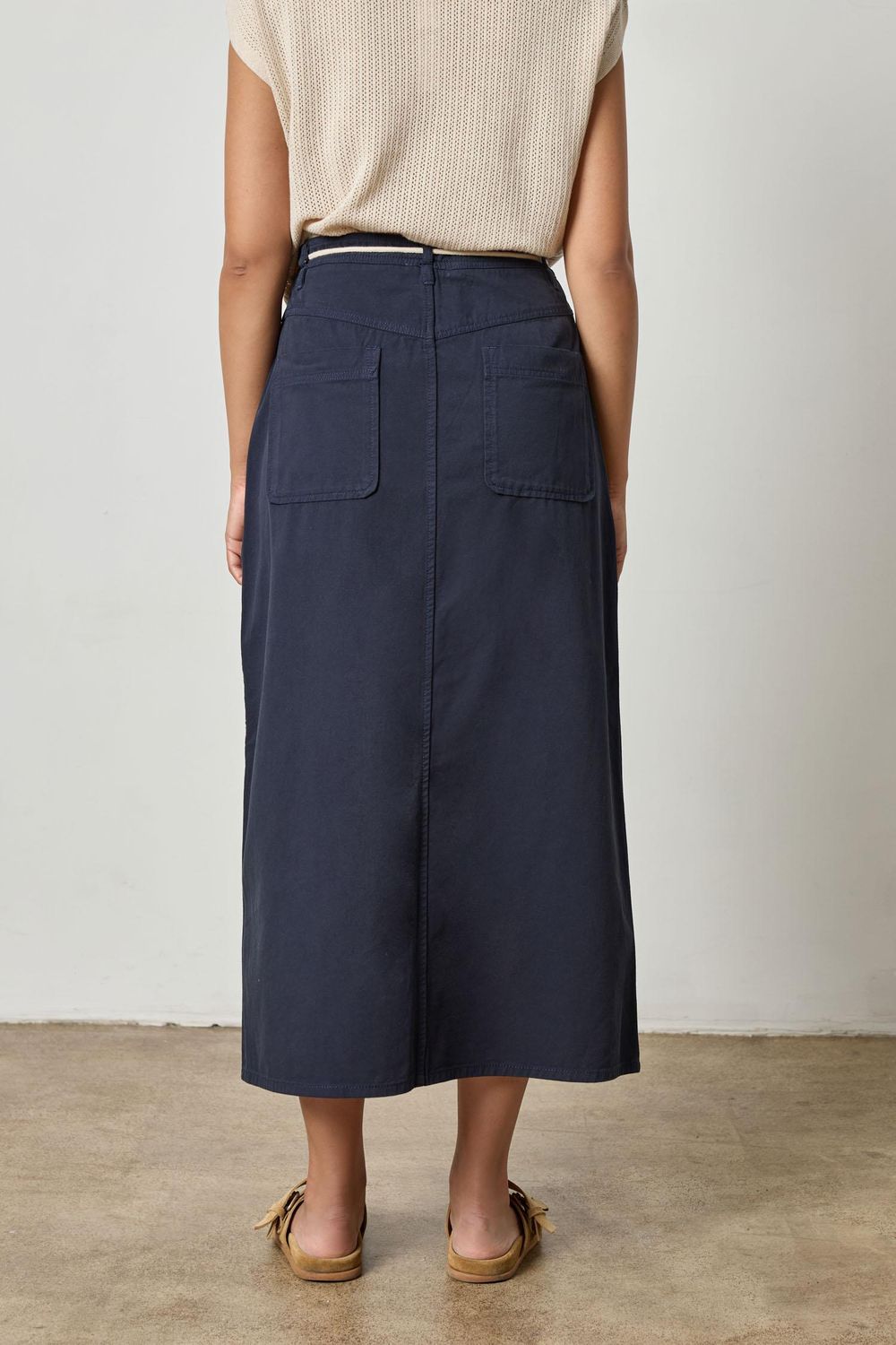 Lilla P Yoke Waist Maxi Skirt