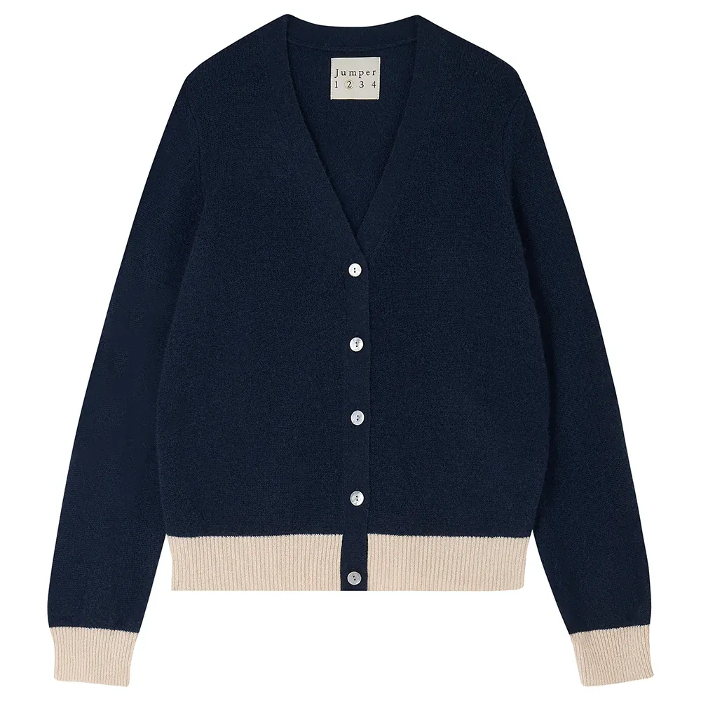 Jumper1234 Contrast Cardigan