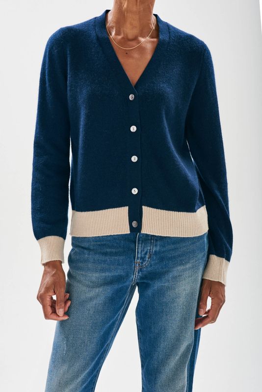 Jumper1234 Contrast Cardigan