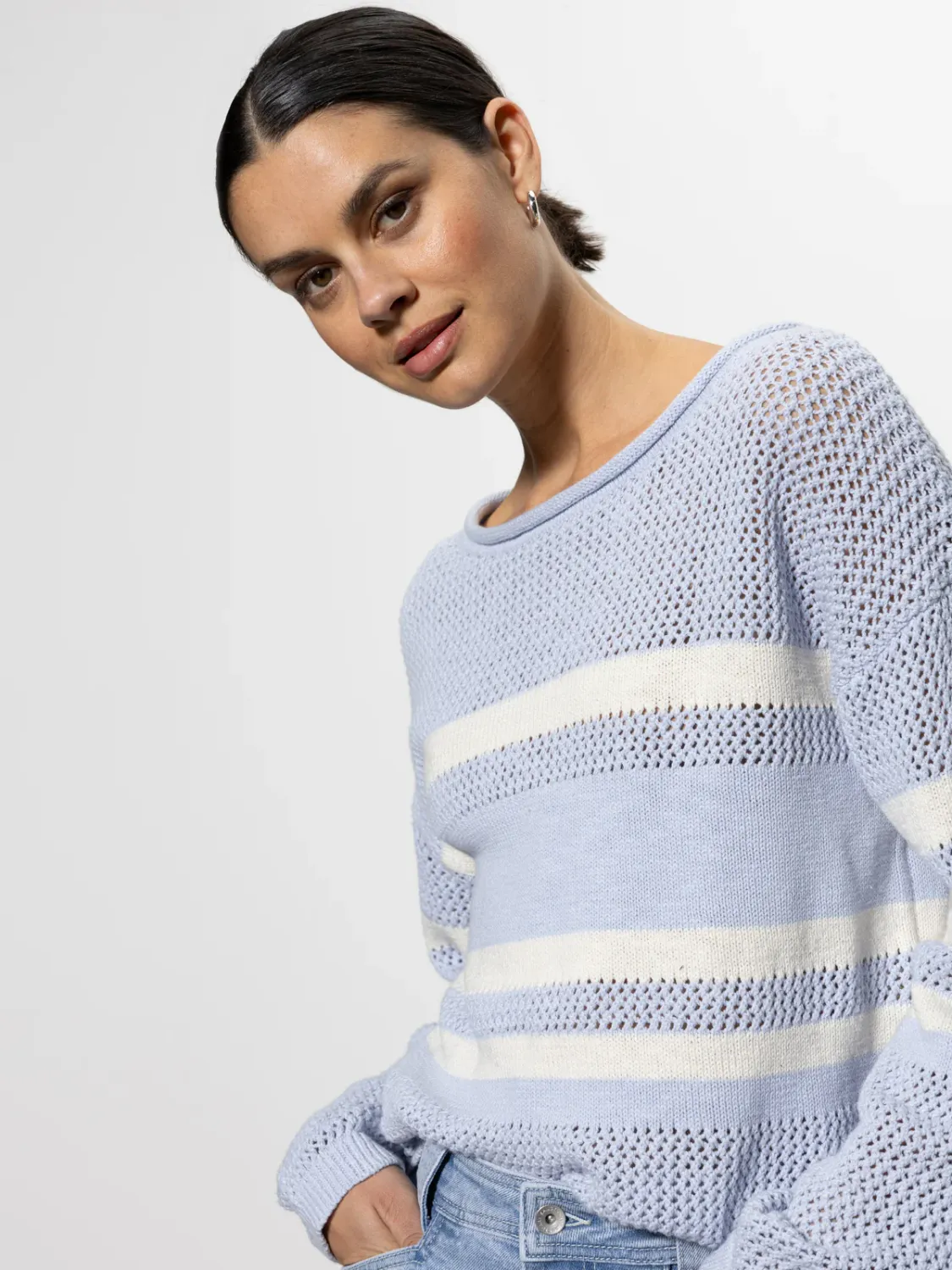 Sanctuary Sporty Stripe Sweater