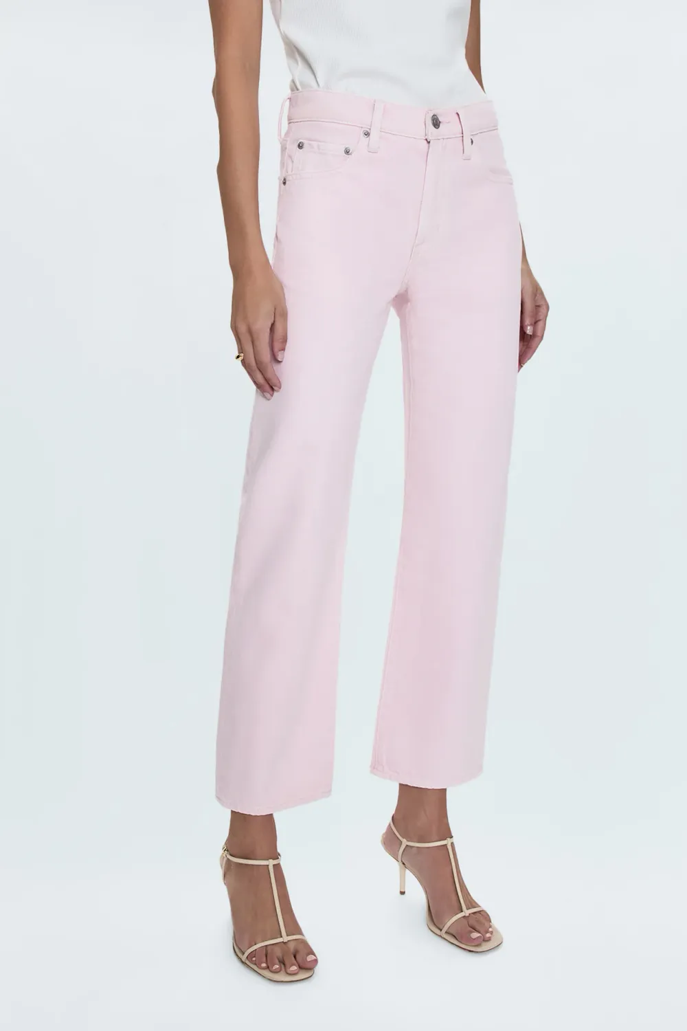 Pistola Lexi Mid Rise Bowed Straight