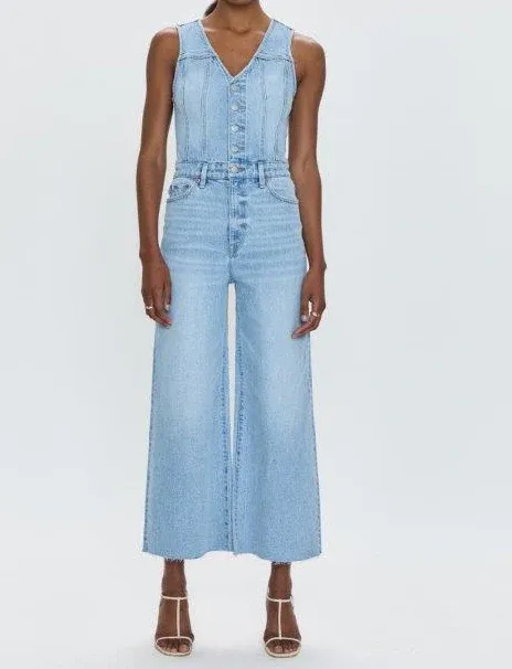 Pistola Aria Cropped Fitted Jumpsuit