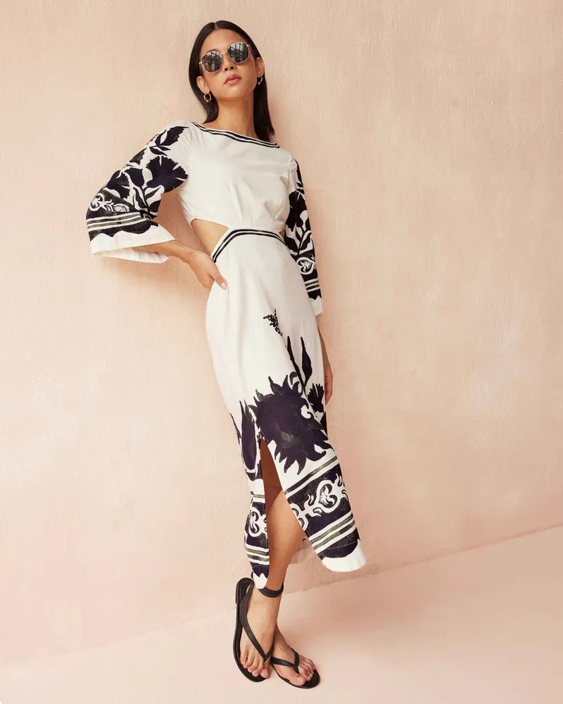 Omika Peyton Midi Dress
