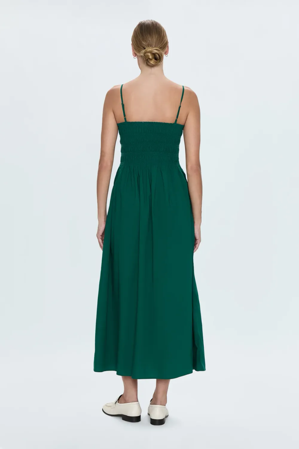 Pistola Bianca Shirred Dress