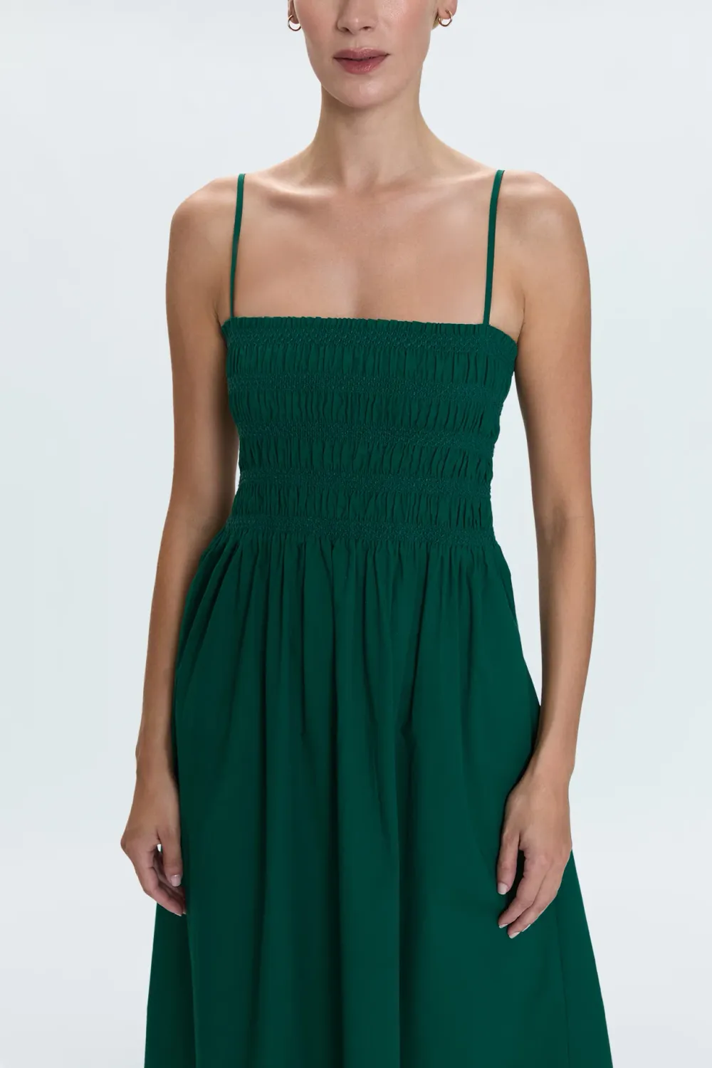 Pistola Bianca Shirred Dress