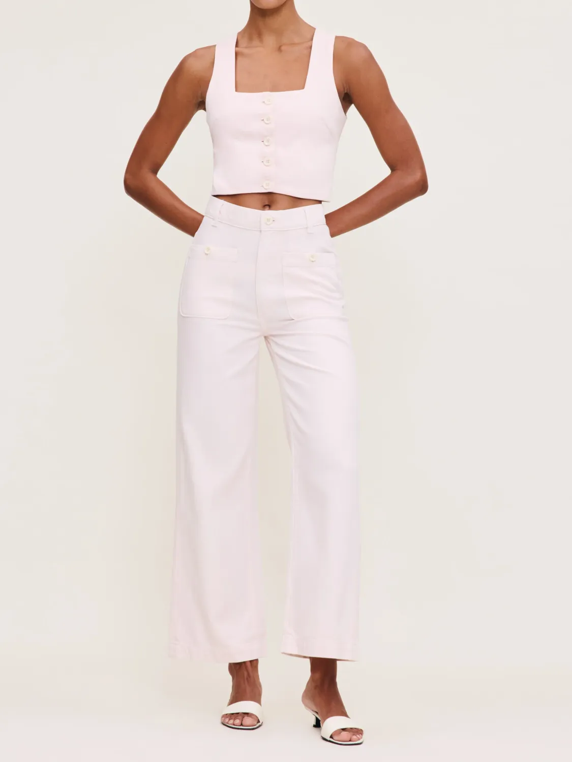DL1961 Hepburn Wide Leg Ankle