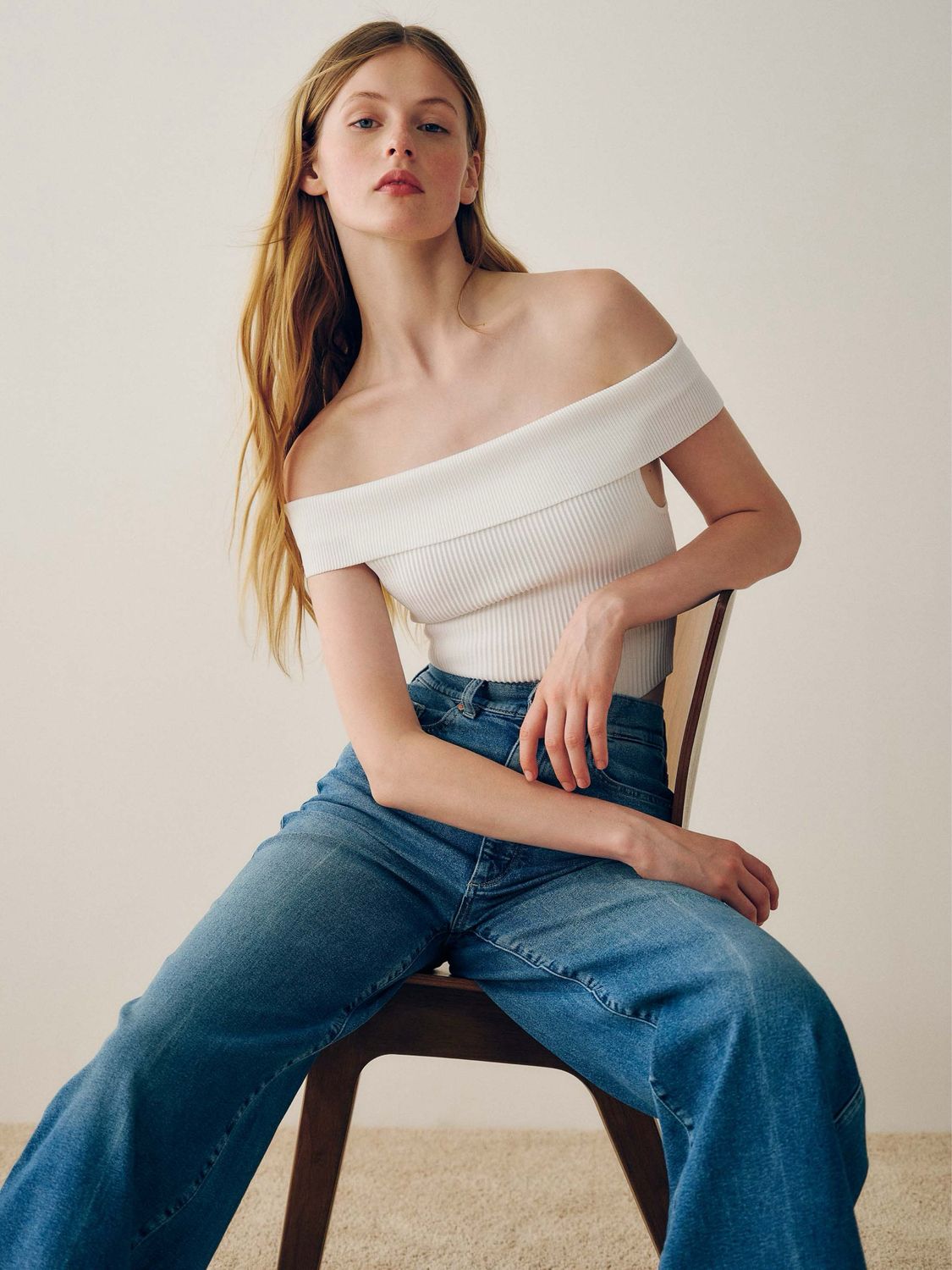 DL1961 Off Shoulder Top