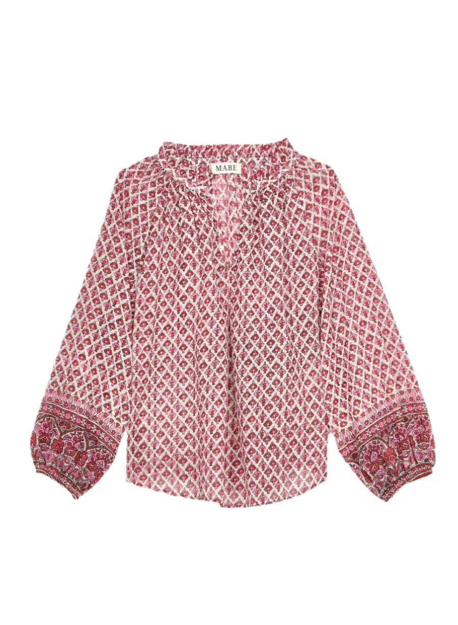 mabe viti print l/s top