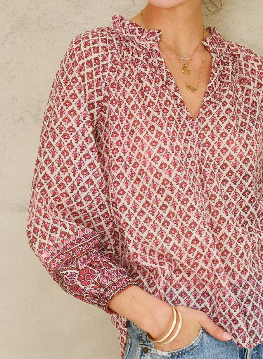mabe viti print l/s top