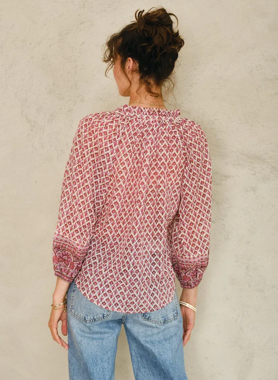 mabe viti print l/s top