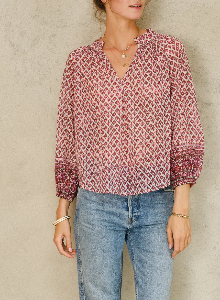 mabe viti print l/s top