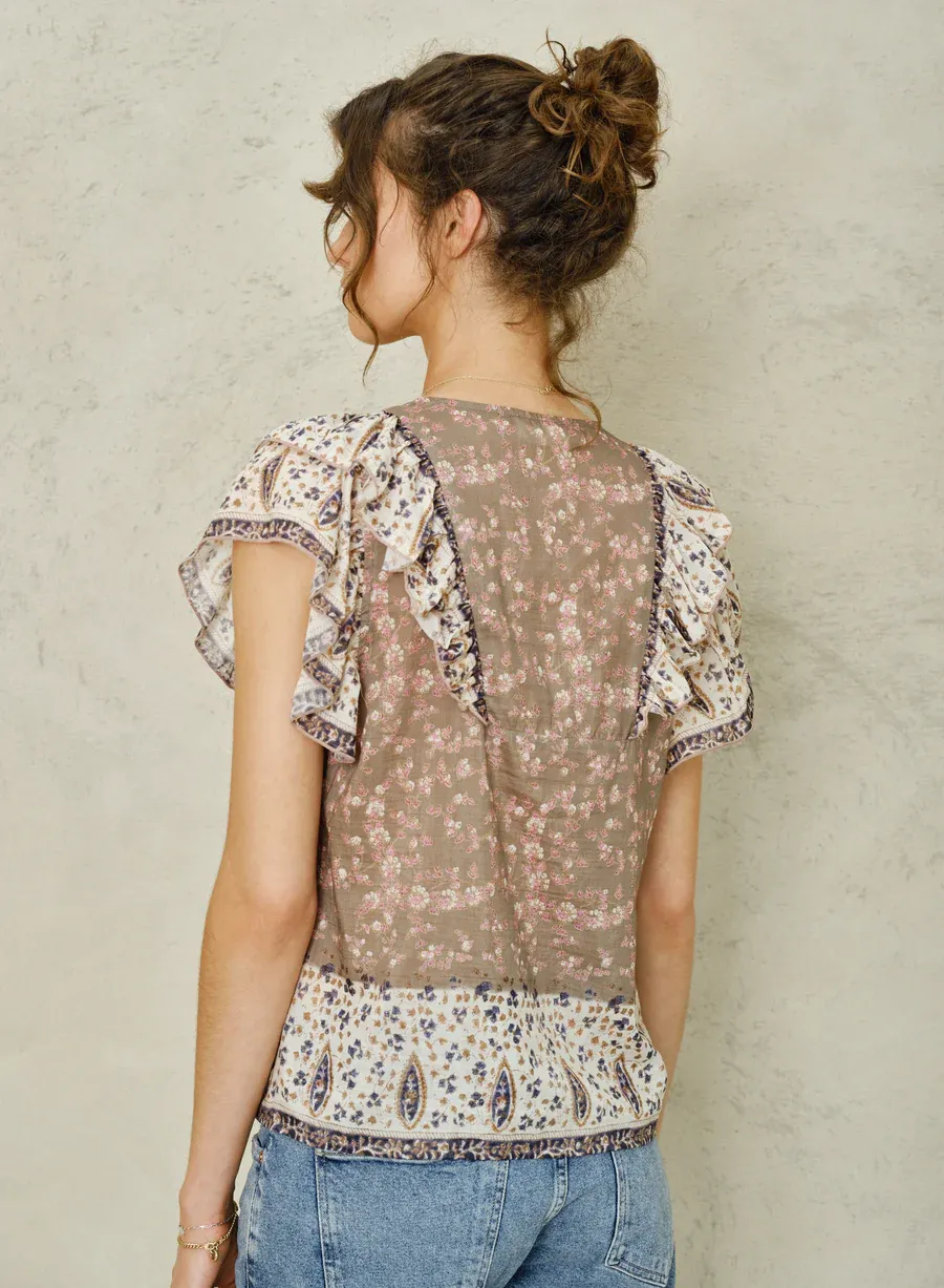 mabe bani frill top