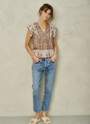 mabe bani frill top
