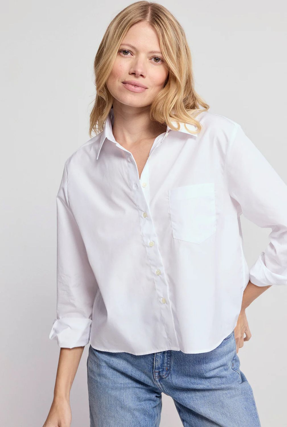 the shirt long sleeve boxy crop