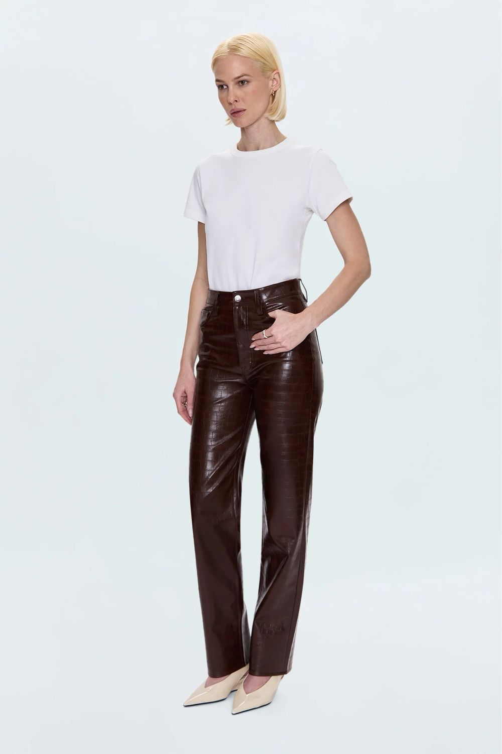 Pistola Cassie Croc Straight