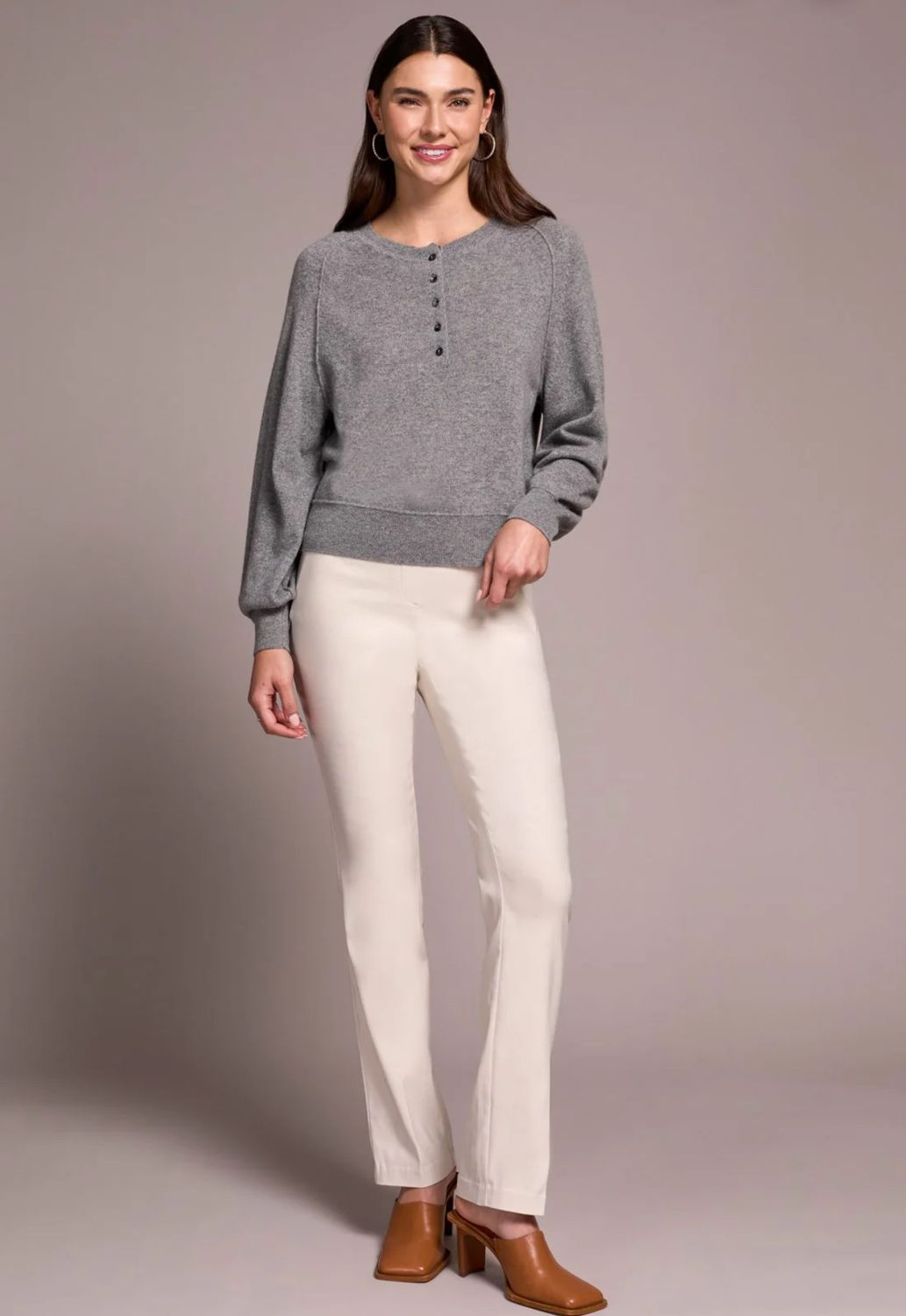 Tribal Cashmere Raglan Puff
