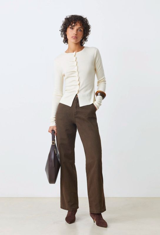 Suncoo Gamira Knit Button Top