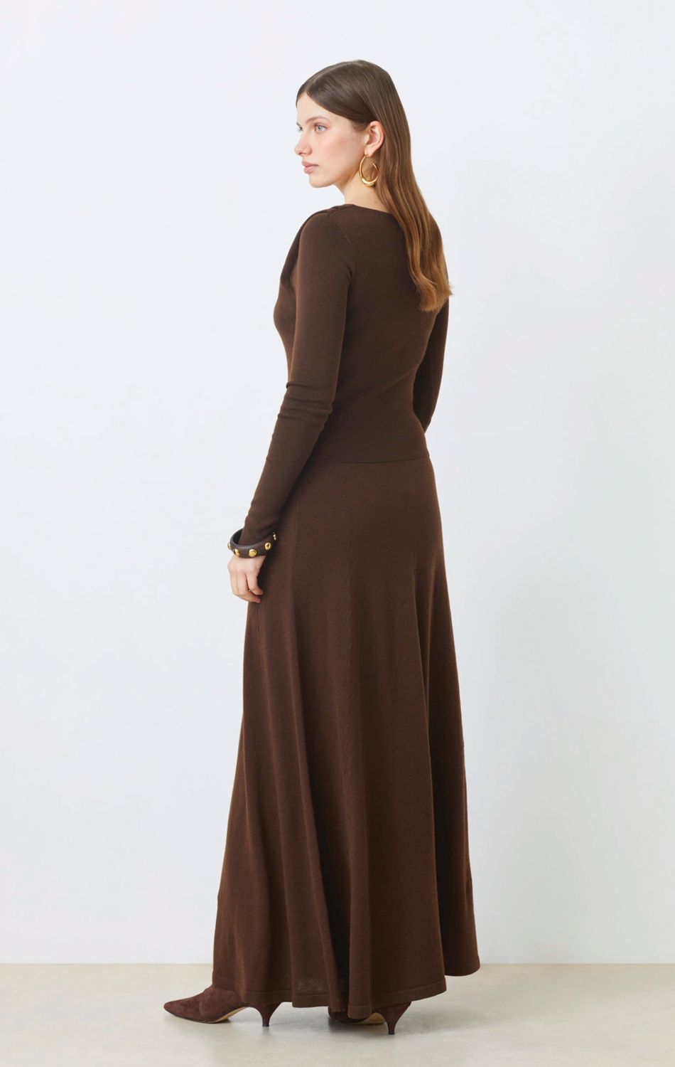 Suncoo Franki Knit Maxi Skirt