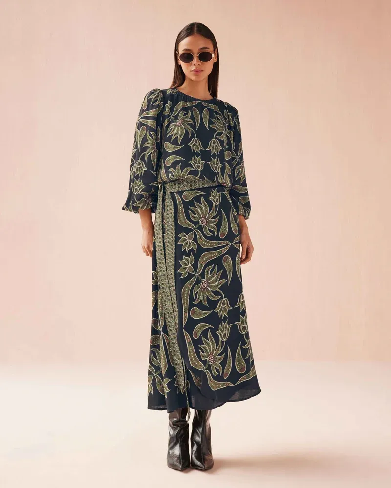 Omika Nalini Wrap Skirt