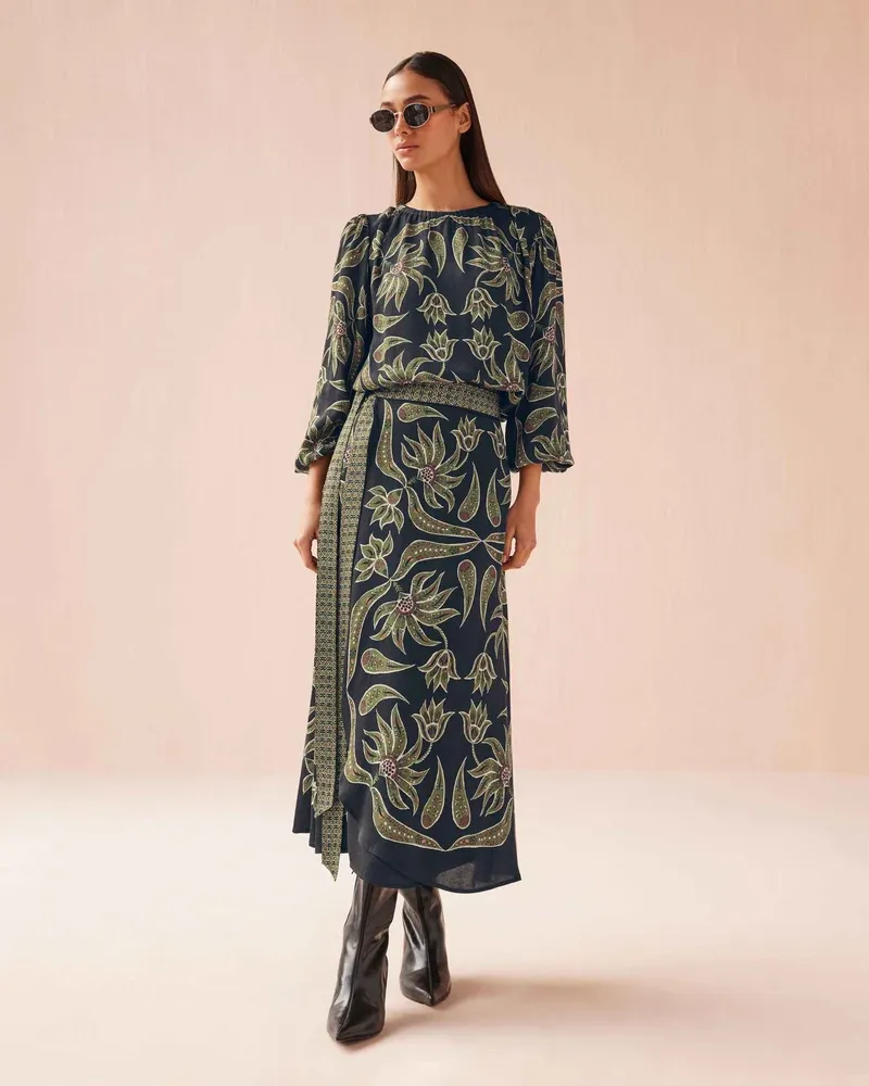 Omika Nalini Wrap Skirt