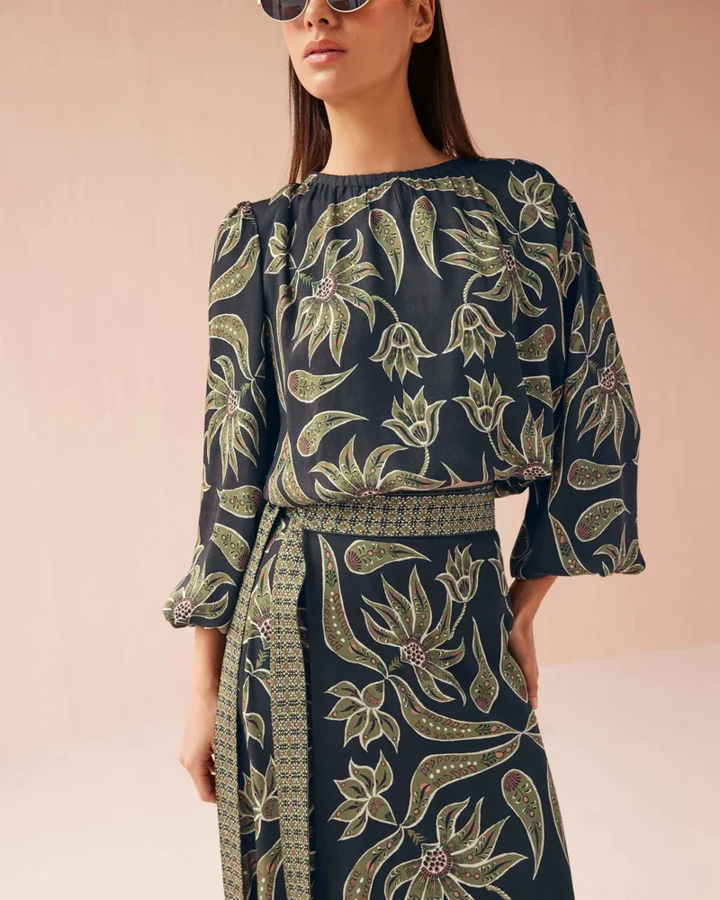 Omika Nalini Wrap Skirt