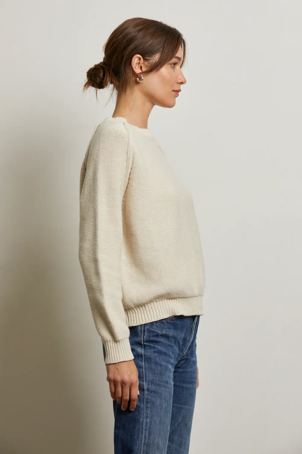perfectwhitetee evie raglan crew sweater