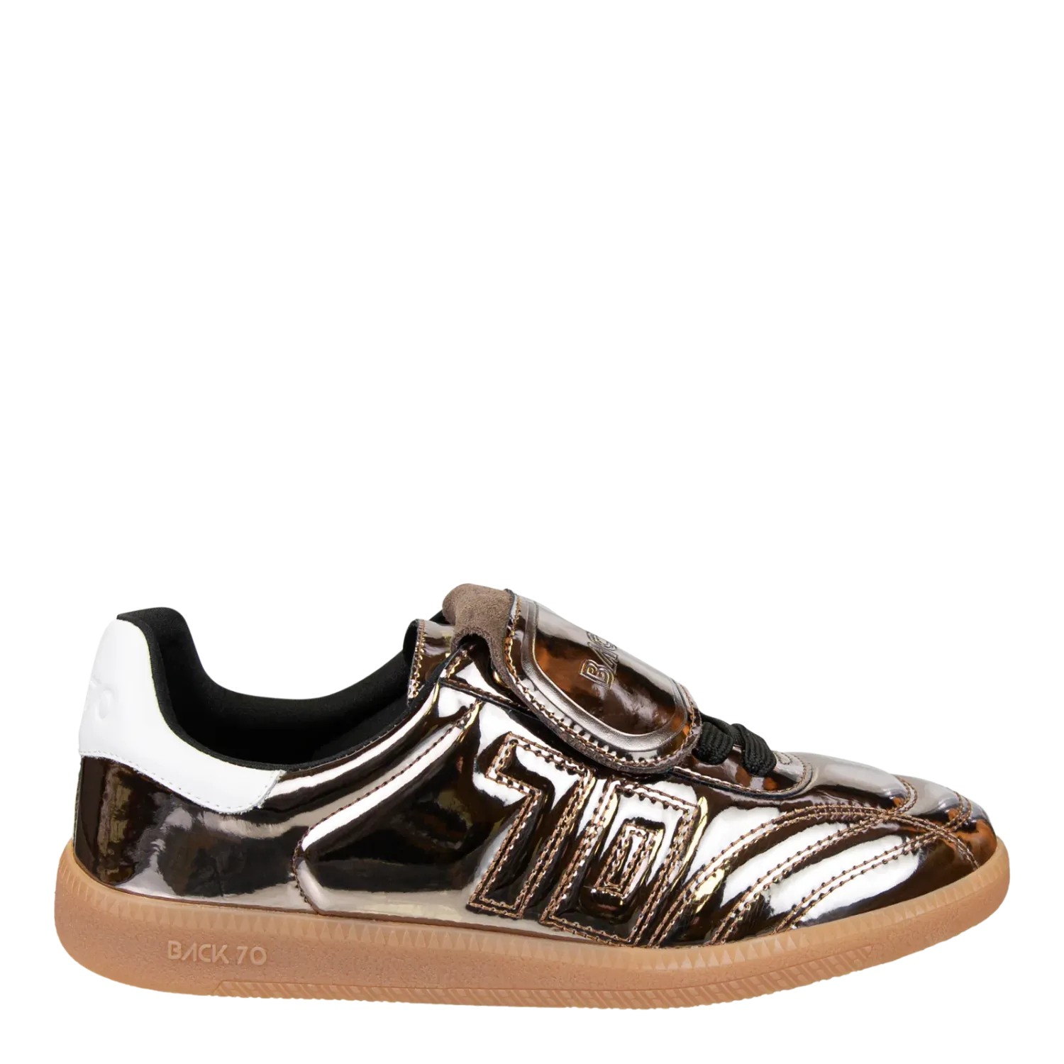 back 70 fluffy metallic sneaker