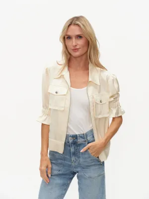 six/fifty anna satin jacket