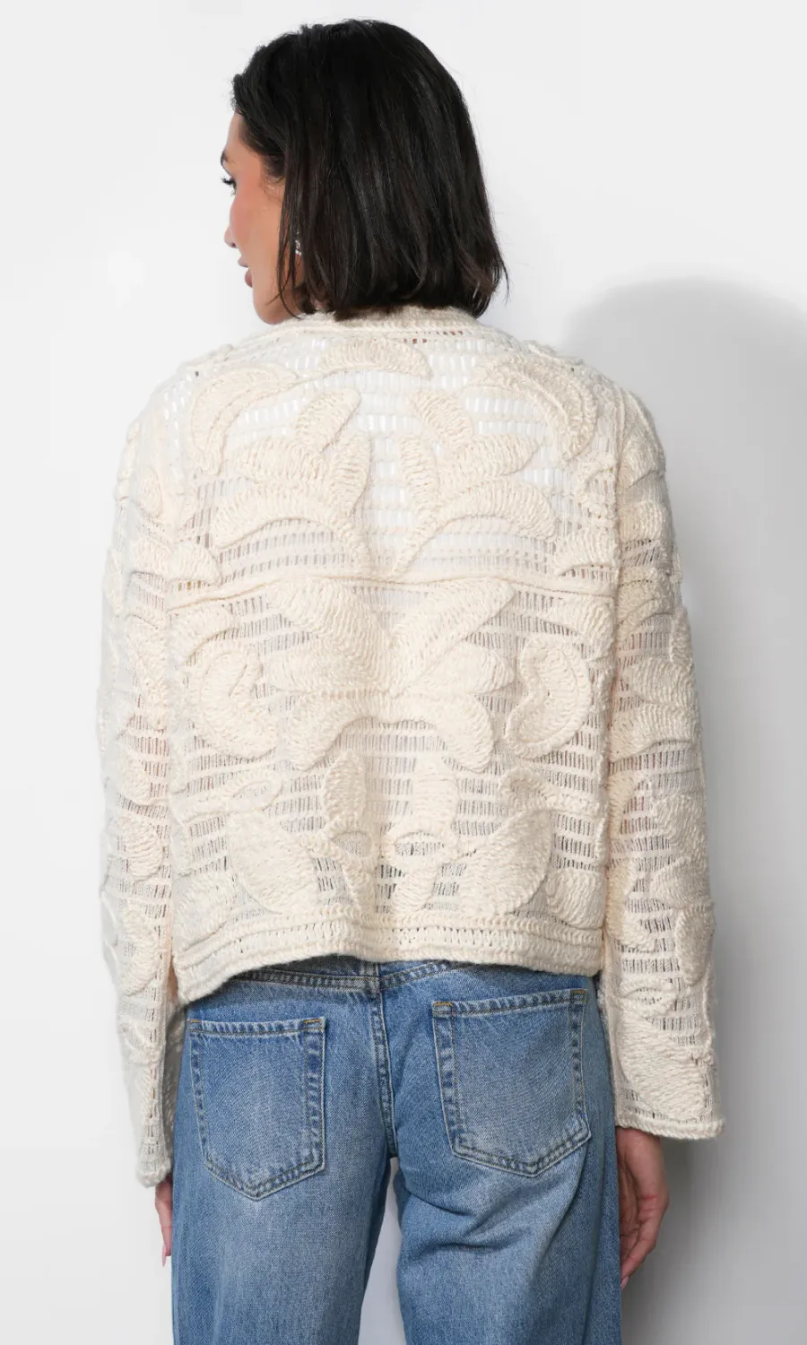 Greylin Sutton Crochet Cardigan