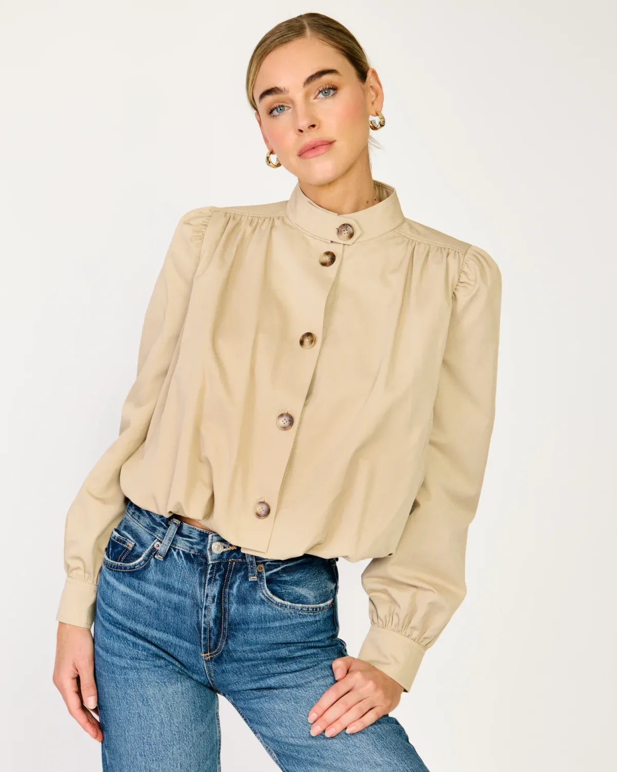 line & dot hemlock gathered trench line & dot hemlock gathered trench