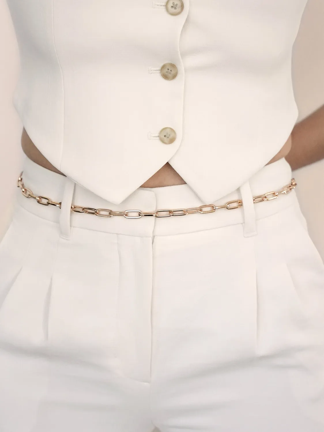 Ettika Paperclip Chain Belt